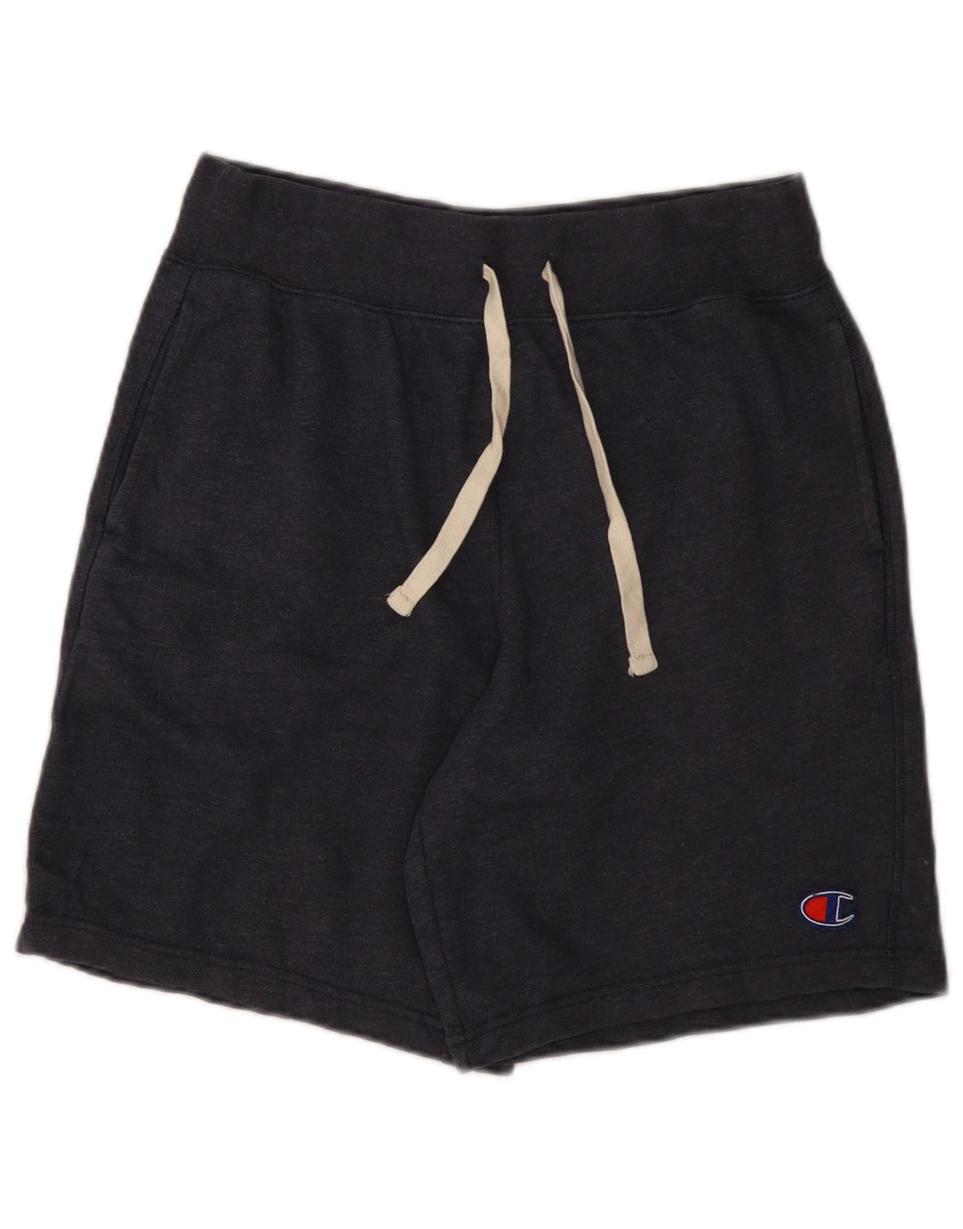 Champion Pantalones cortos deportivos para hombre de algodón azul marino mediano
