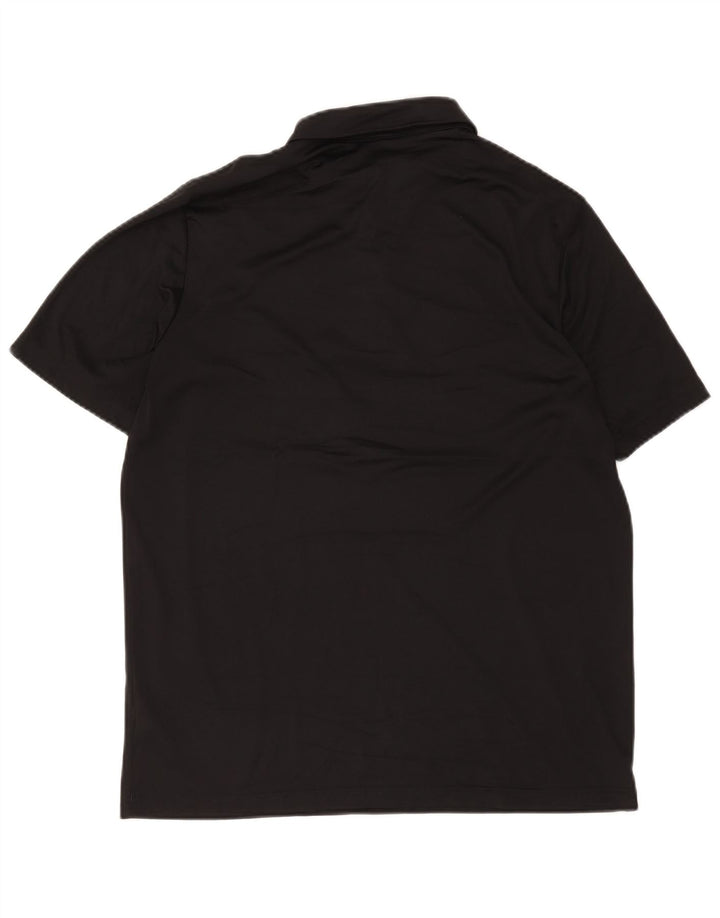 Adidas Polo Aeroready para hombre grande poliéster negro