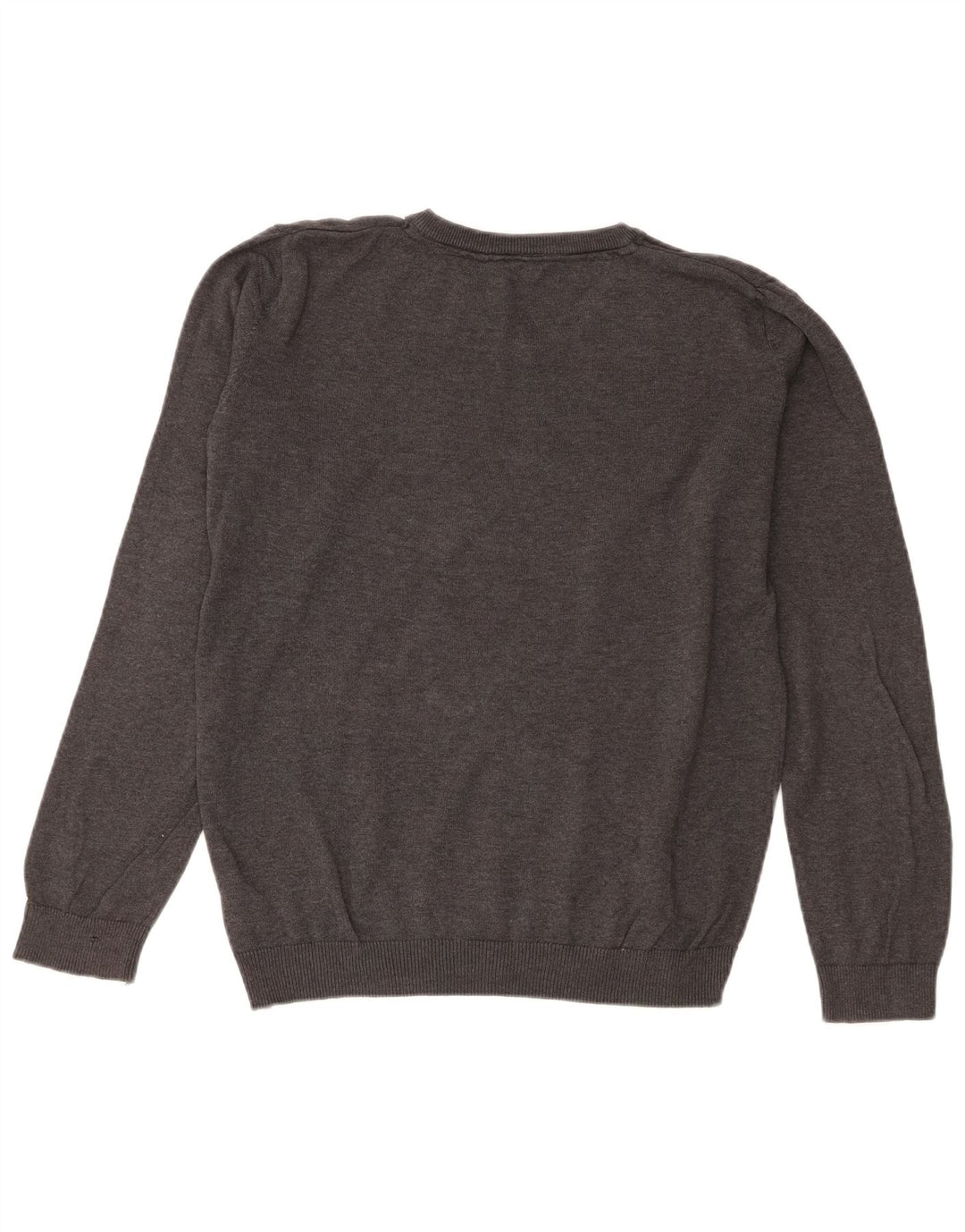Marks & Spencer Jersey con cuello en V para niños 14-15 años Algodón gris