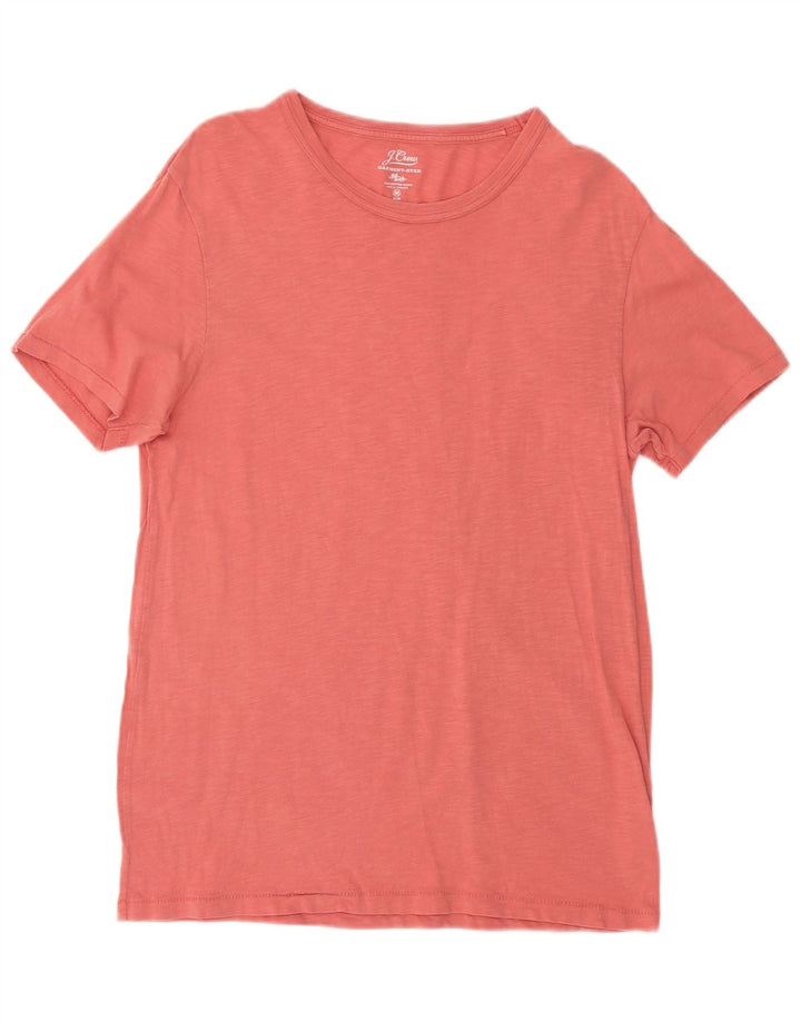 J. Crew - Camiseta ajustada para hombre, color rosa medio, algodón
