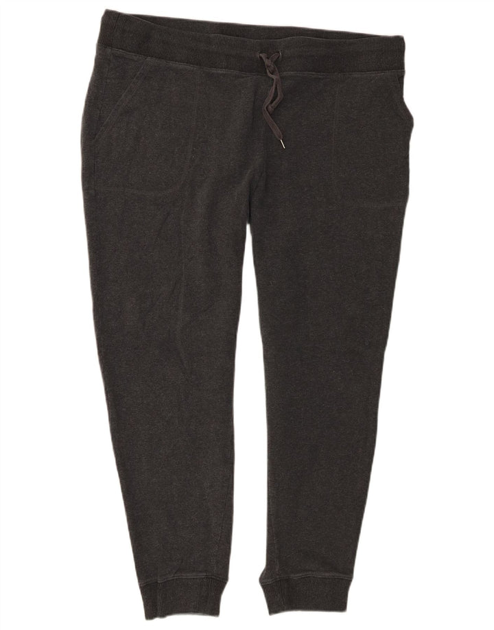 L.L.BEAN Pantalones de chándal para Mujer Joggers UK 46 Grande Gris algodón