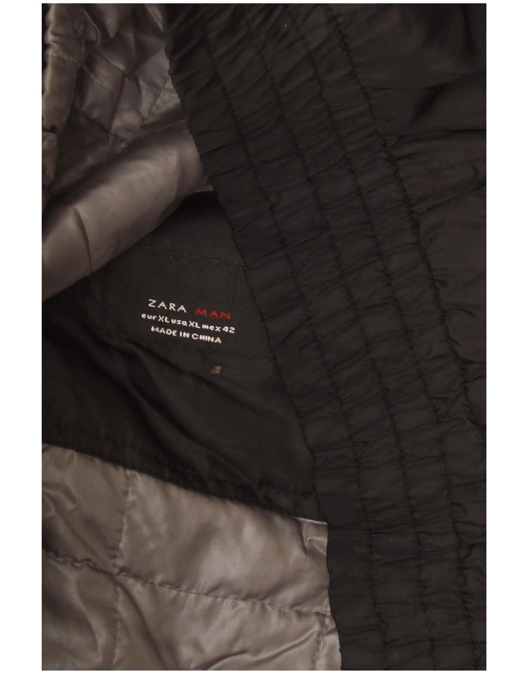 Zara Chaqueta Cortavientos Hombre UK 42 XL Negro