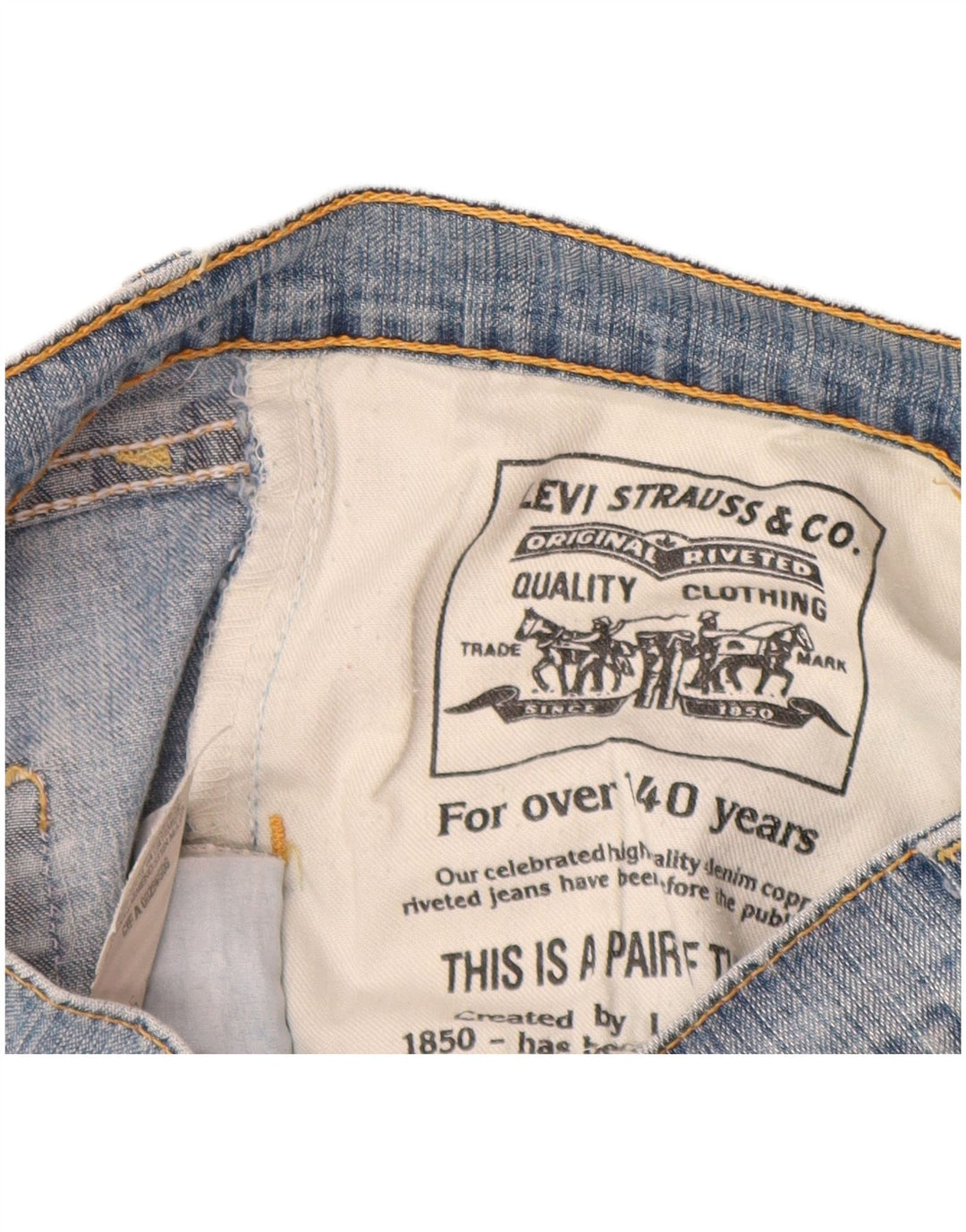 LEVI'S Vaqueros Bootcut para Mujer W28 L34 Algodón Azul