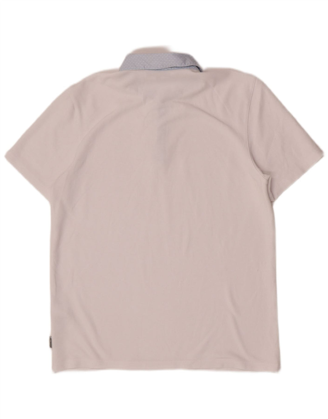 Ted Baker Polo para hombre talla 3 mediana viscosa blanca