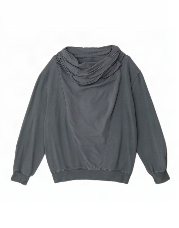Zara Mujer Sudadera Oversize Jersey UK 44 Algodón Gris Medio