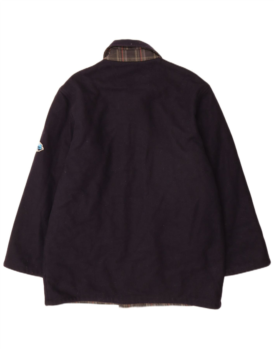 Abrigo reversible para hombre North Pole UK 42 XL Lana azul marino