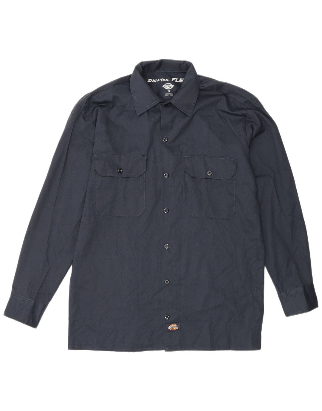 Camisa Dickies Hombre Small Poliéster Azul Marino