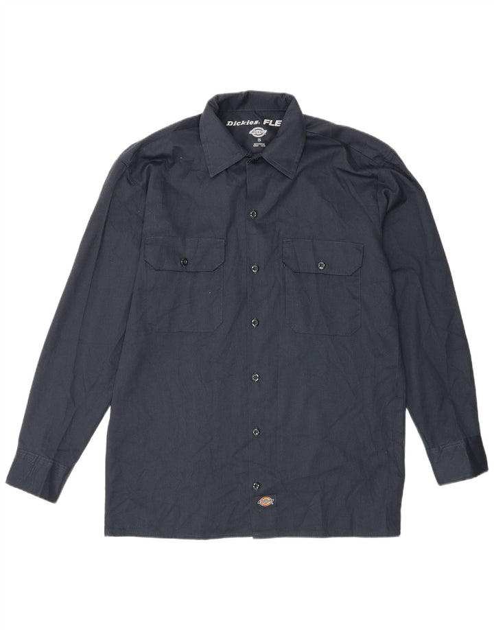 Camisa Dickies Hombre Small Poliéster Azul Marino