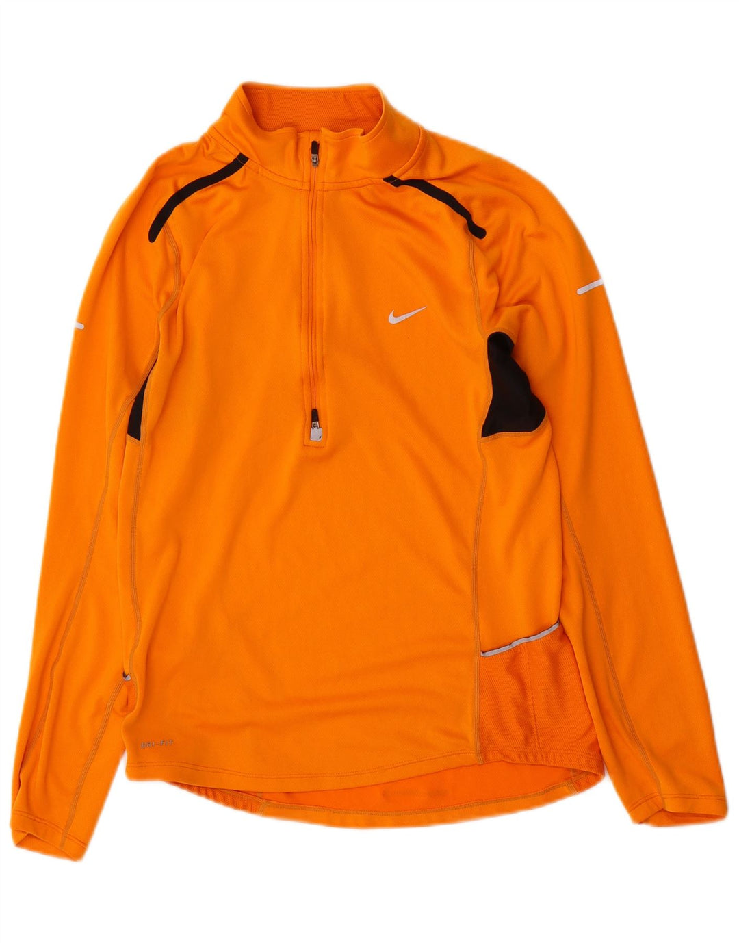 Nike Dri Fit - Chándal con cremallera y cuello para hombre, color naranja medio