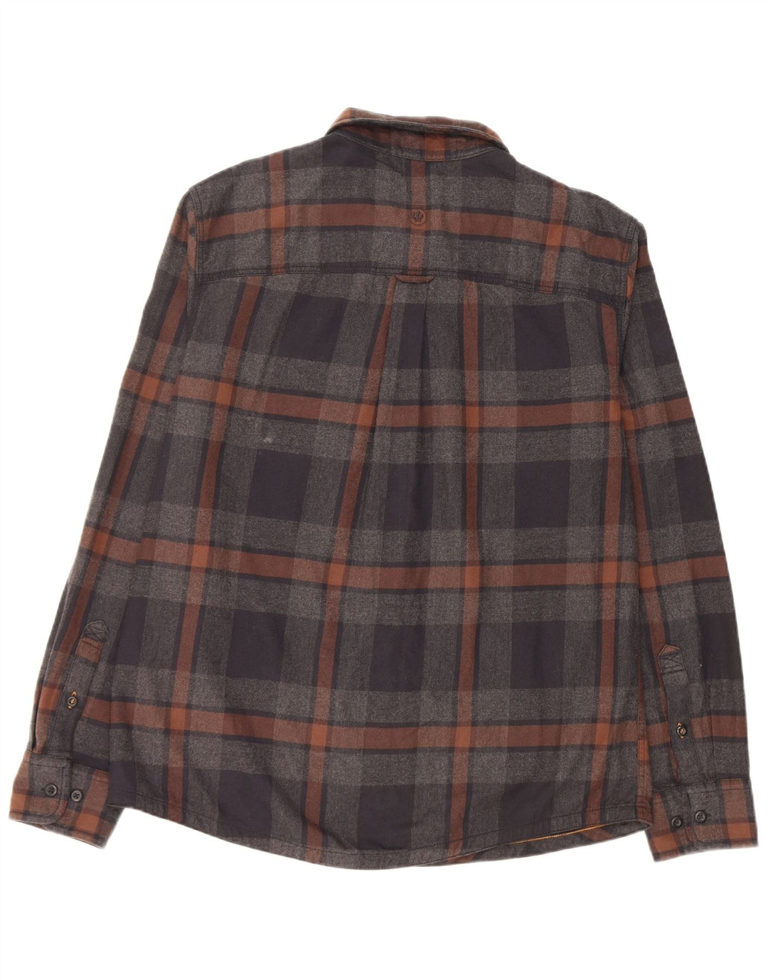 Camisa de franela para hombre de Fat Face de algodón a cuadros grises grandes