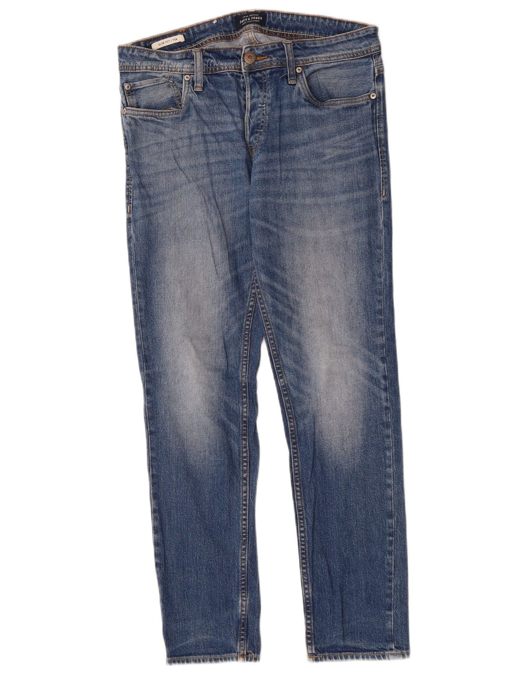 Jack & Jones Hombre Tim Slim Jeans W30 L30 Algodón Azul