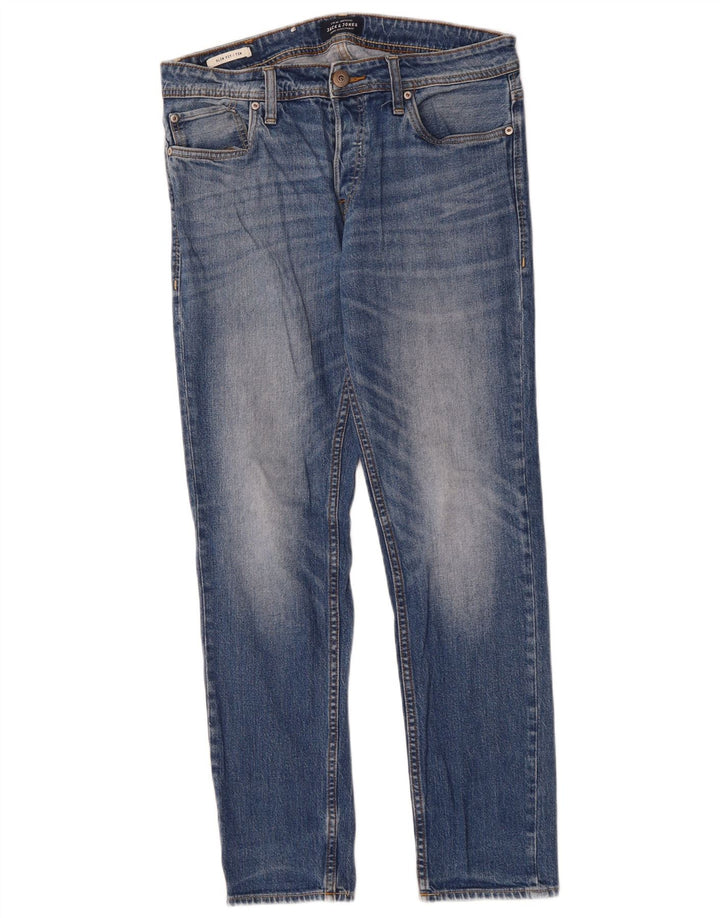 Jack & Jones Hombre Tim Slim Jeans W30 L30 Algodón Azul