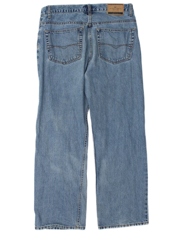 Marks & Spencer Vaqueros rectos azules Harbor para hombre W34 L29 Algodón azul