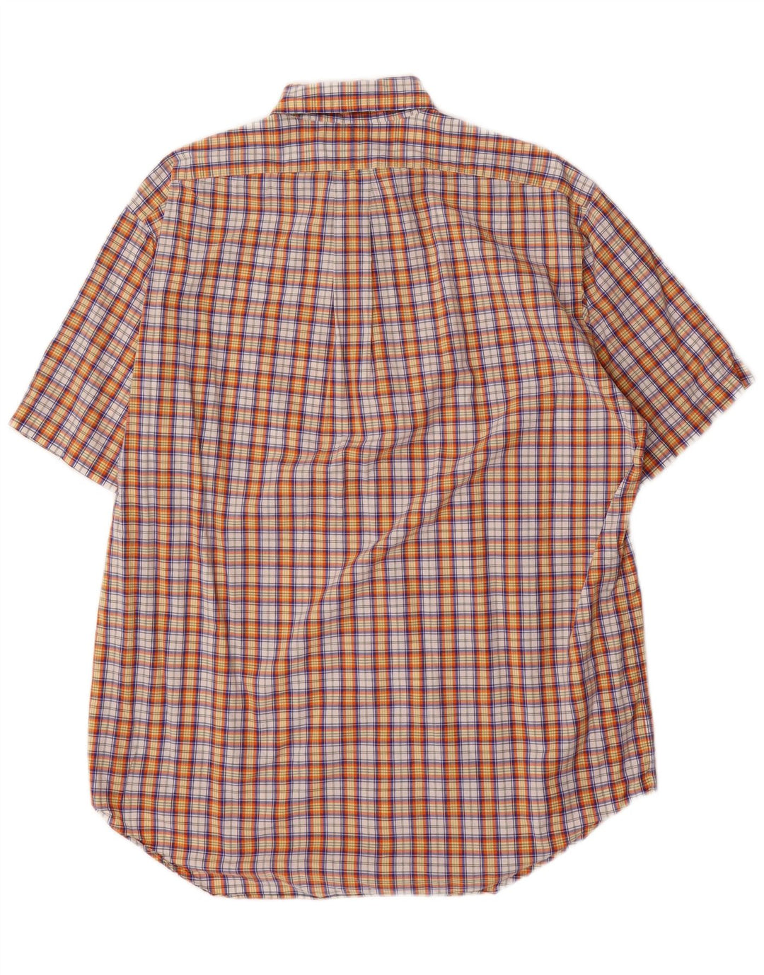 Ralph Lauren Camisa de manga corta Blake para hombre con cuadros multicolores medianos