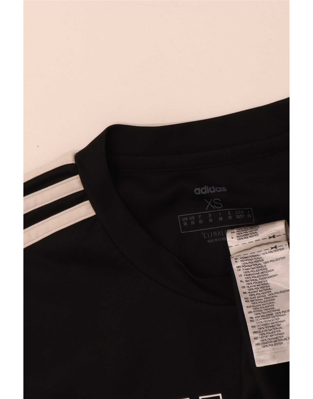 Adidas Mens Climalite Graphic Camiseta Top XS Negro Poliéster