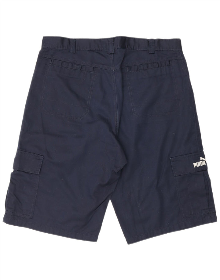 PUMA Shorts cargo para hombre medianos W32 Algodón azul marino