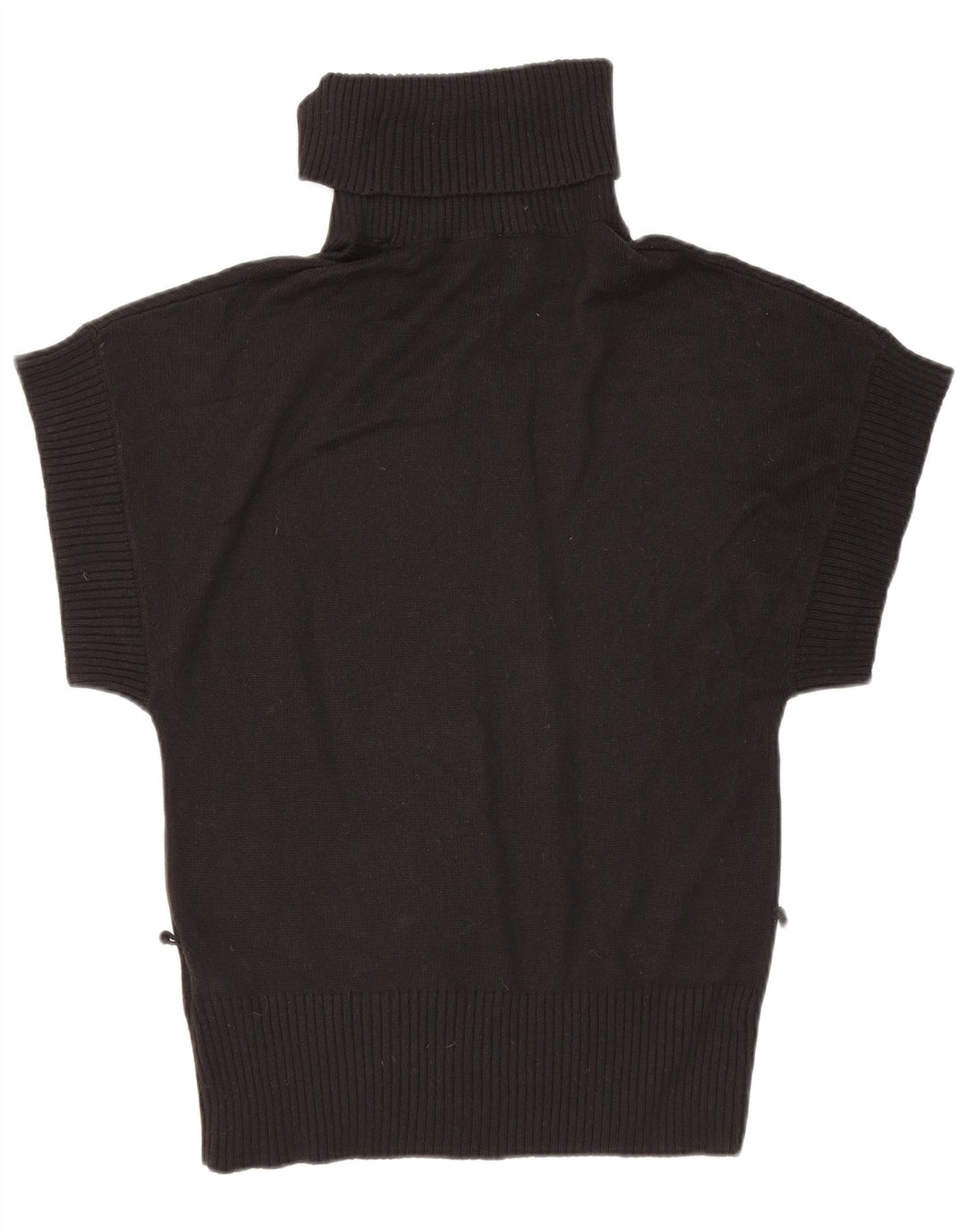 Oasis - Jersey de manga corta con cuello vuelto para mujer, talla M, color negro