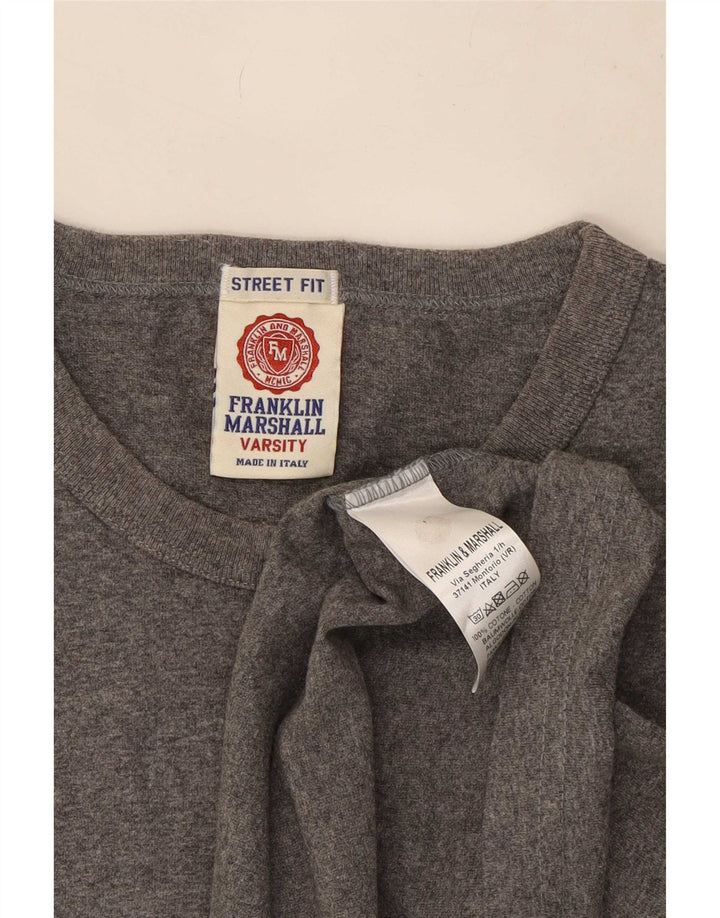 Franklin & Marshall - Camiseta para hombre, color gris medio, algodón