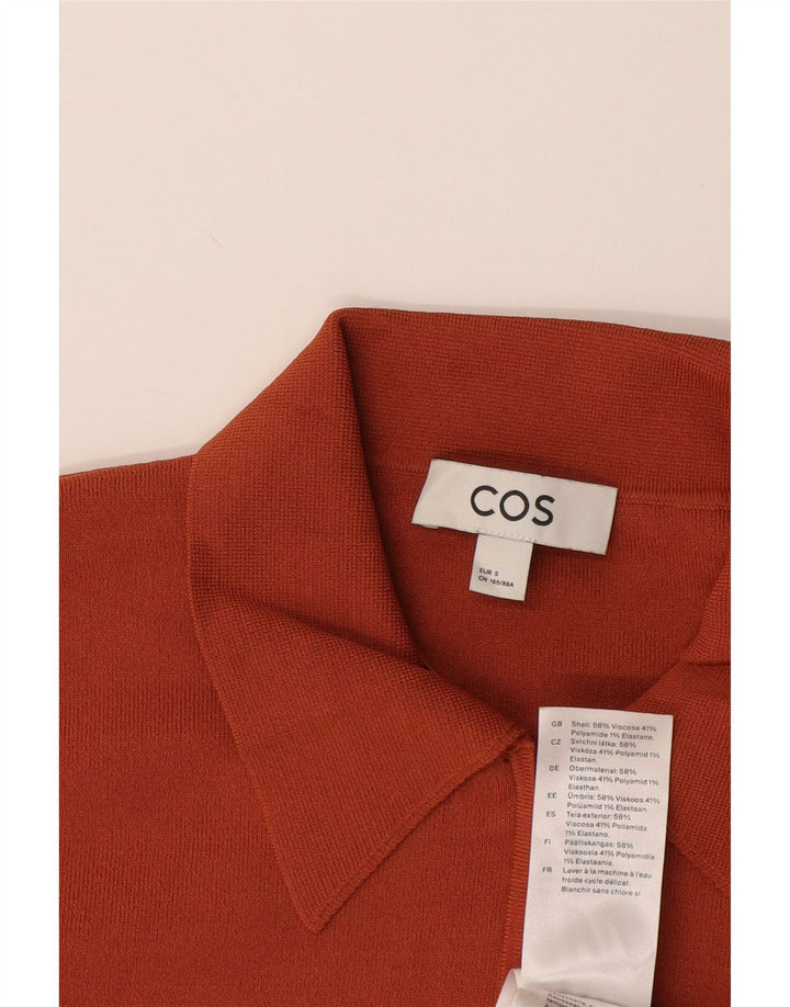 Cos Polo Hombre Viscosa Naranja Pequeño