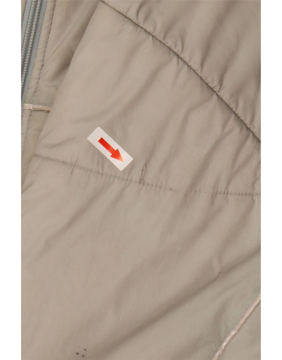 Tommy Hilfiger Chaqueta acolchada con forro para hombre UK 40 Large Grey Nylon
