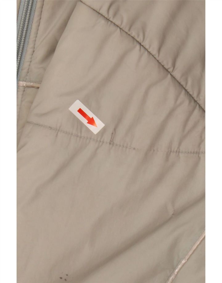 Tommy Hilfiger Chaqueta acolchada con forro para hombre UK 40 Large Grey Nylon