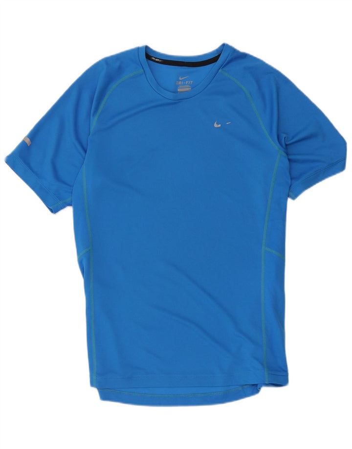 Camiseta Nike Dri Fit para hombre Top poliéster azul medio