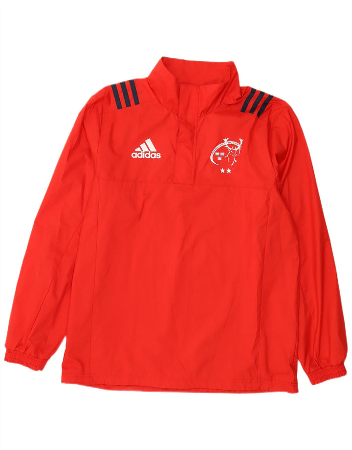 Adidas Mens Munster Rugby Graphic Jersey Chándal Top Chaqueta Grande Rojo