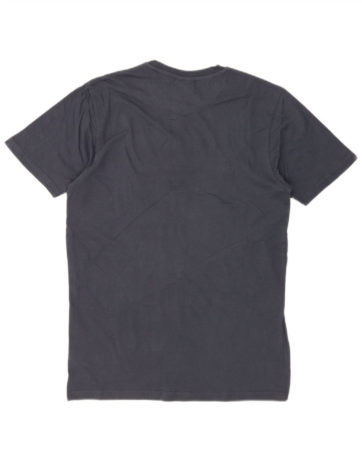 Ellesse - Camiseta gráfica para hombre, talla pequeña, algodón azul marino