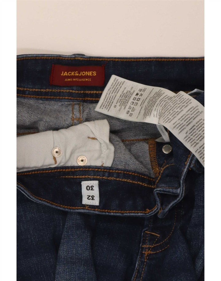 Jack & Jones Hombre GLENN Slim Jeans W32 L30 Algodón Azul