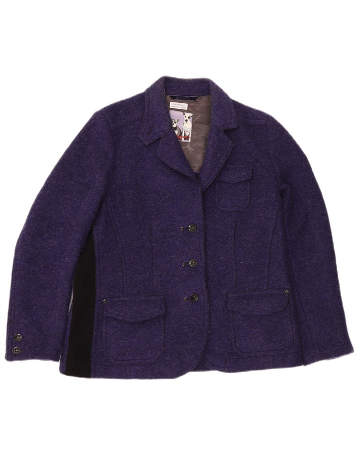 FRIEDA & FREDDIES Chaqueta Blazer para Mujer EU 40 Medio Púrpura Colorblock
