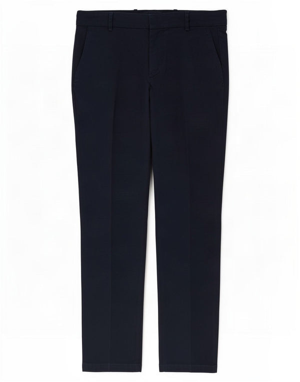 Zara Mujer Pantalón Chino Slim Medium W28 L28 Azul Marino