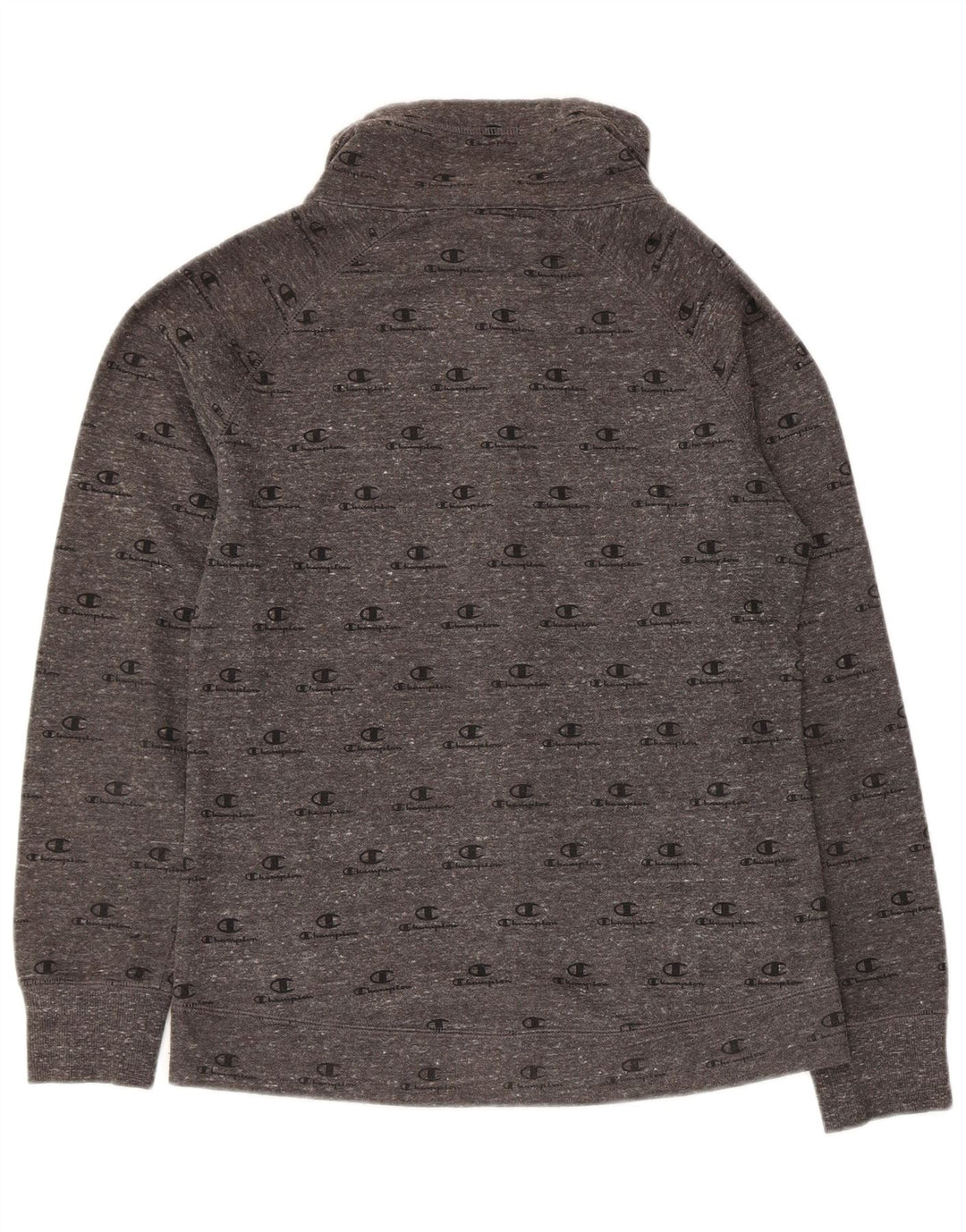 Champion Chaqueta de chándal gráfica para mujer Reino Unido 12 Algodón gris medio