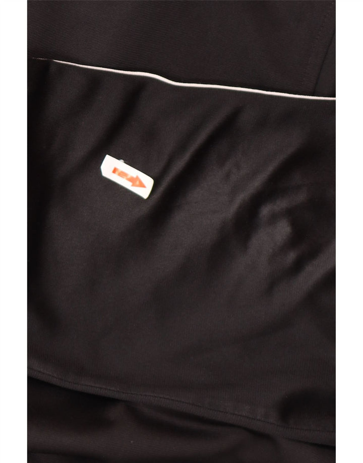 Adidas Chaqueta de chándal para hombre UK 38/40 Mediano Negro Poliéster