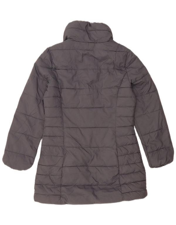 Marks & Spencer Abrigo acolchado para mujer UK 10 Small Gris Poliéster