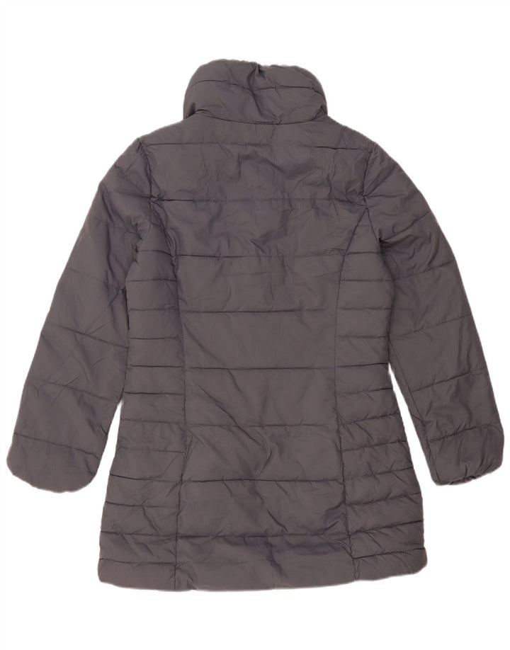 Marks & Spencer Abrigo acolchado para mujer UK 10 Small Gris Poliéster