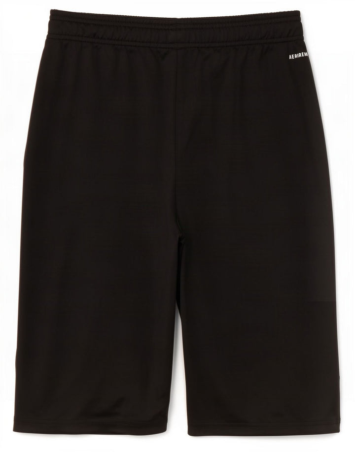 Adidas Mens Aeroready Bermuda Sport Shorts Pequeño Negro Poliéster