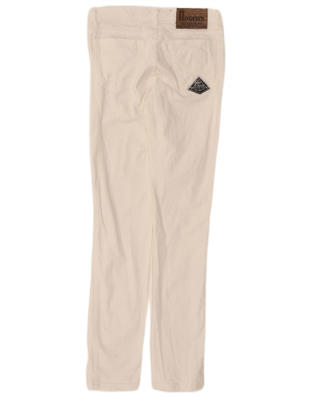 Roy Rogers Vaqueros ajustados bajos para mujer W30 L32 Blanco