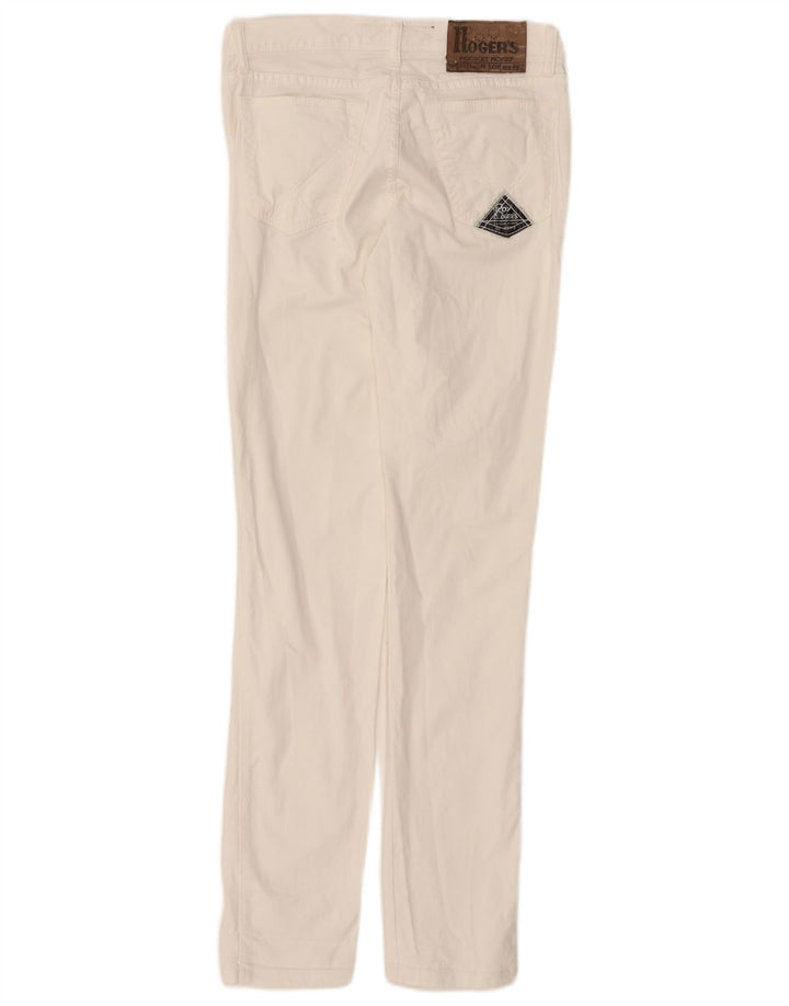 Roy Rogers Vaqueros ajustados bajos para mujer W30 L32 Blanco