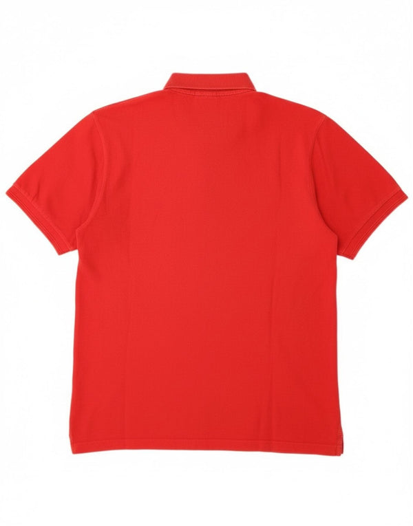 Polo Levi's para hombre de algodón rojo grande