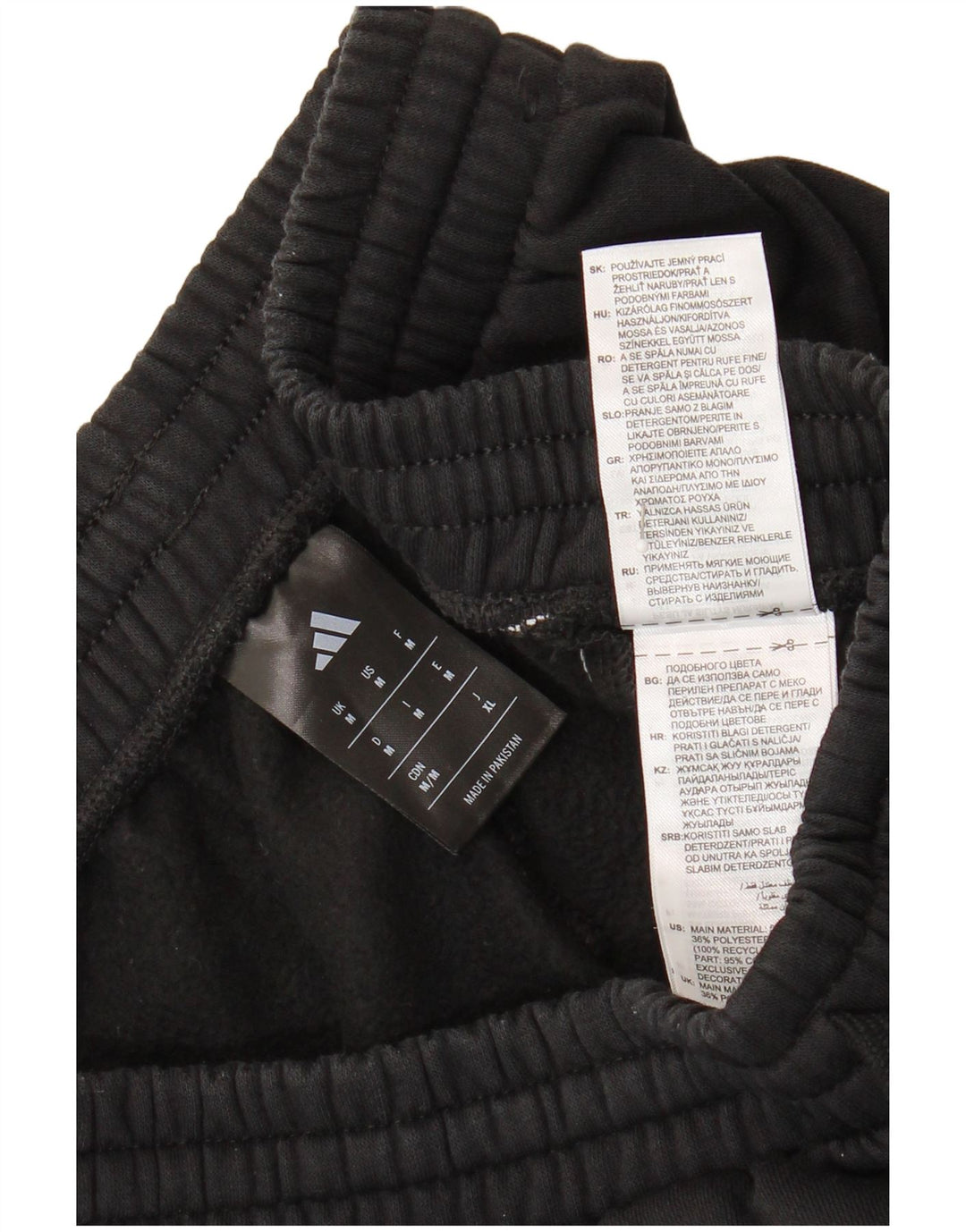 Adidas Hombre Pantalones De Chándal Joggers Medium Negro Algodón