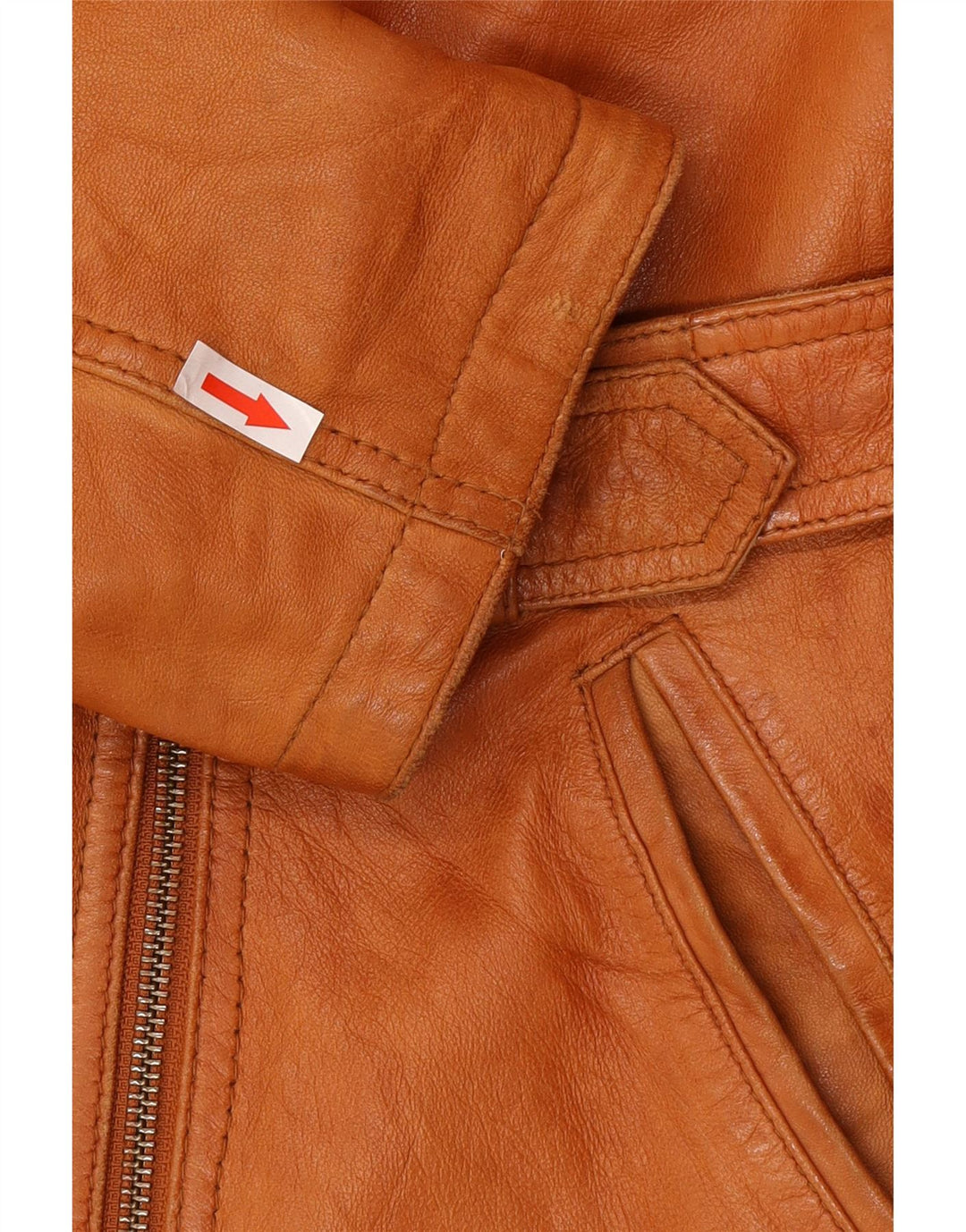 Yessica Chaqueta de cuero para mujer UK 20 2XL Cuero marrón