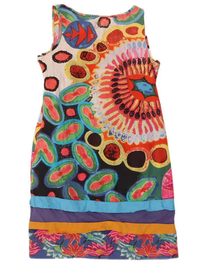 Desigual Vestido recto gráfico para mujer EU 40 Mediano Multicolor Floral