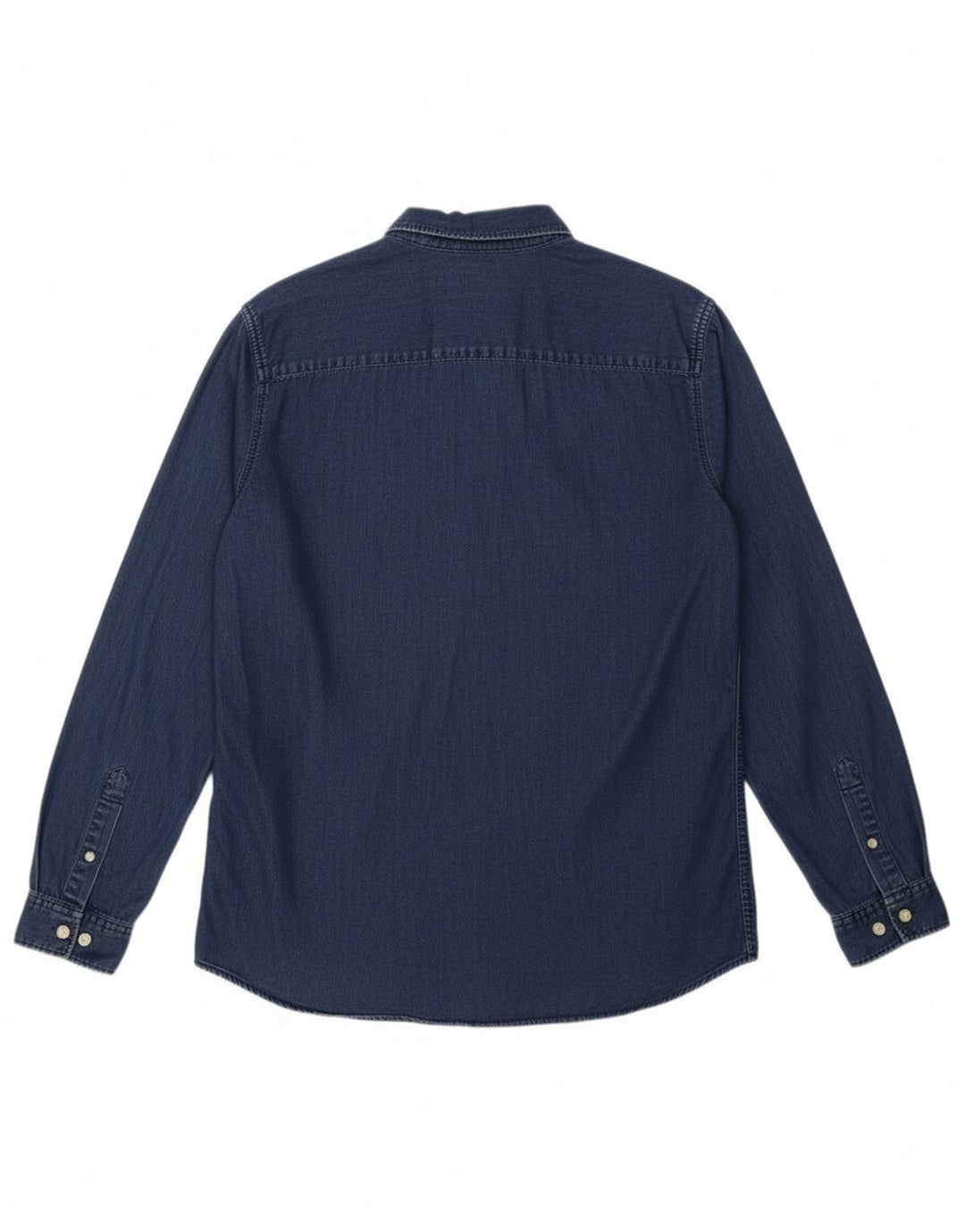 JACK & JONES Mens Denim Shirt Large Navy Blue