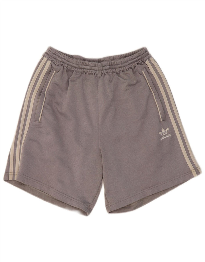 ADIDAS Mens Sport Shorts Large  Grey Polyester