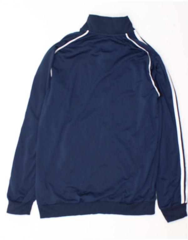 Adidas Mens Spartans Graphic Chándal Top Chaqueta Pequeña Azul Marino Poliéster