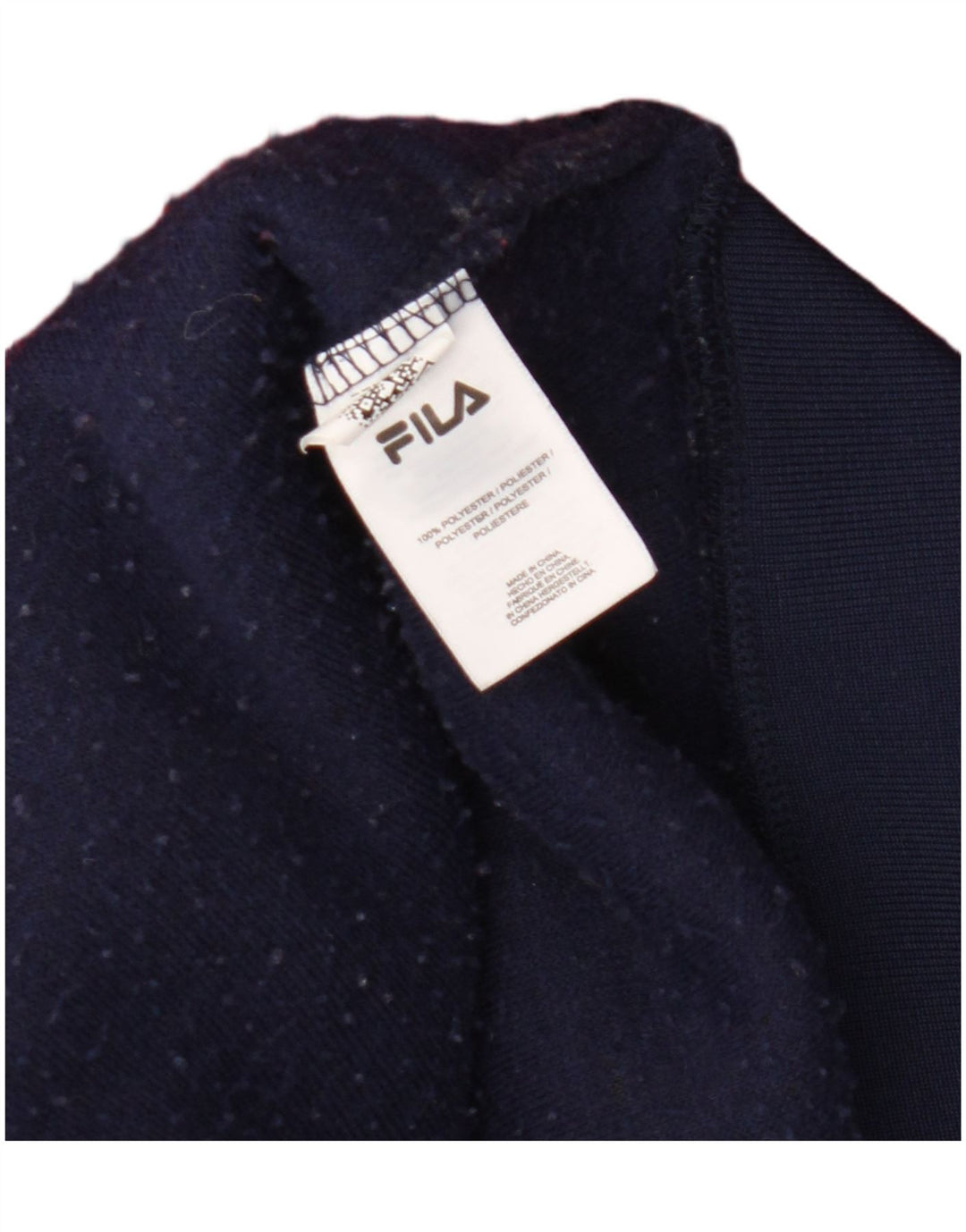 Fila Jersey con capucha de forro polar para hombre, tamaño mediano, multicolor, poliéster con bloques de color