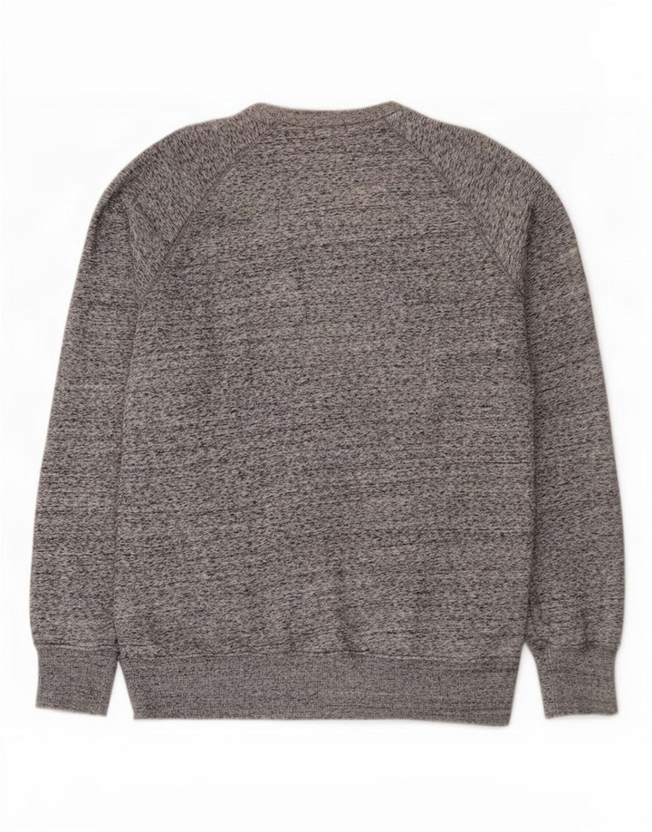 Superdry Chaqueta de chándal para hombre, talla 2XL, algodón moteado gris