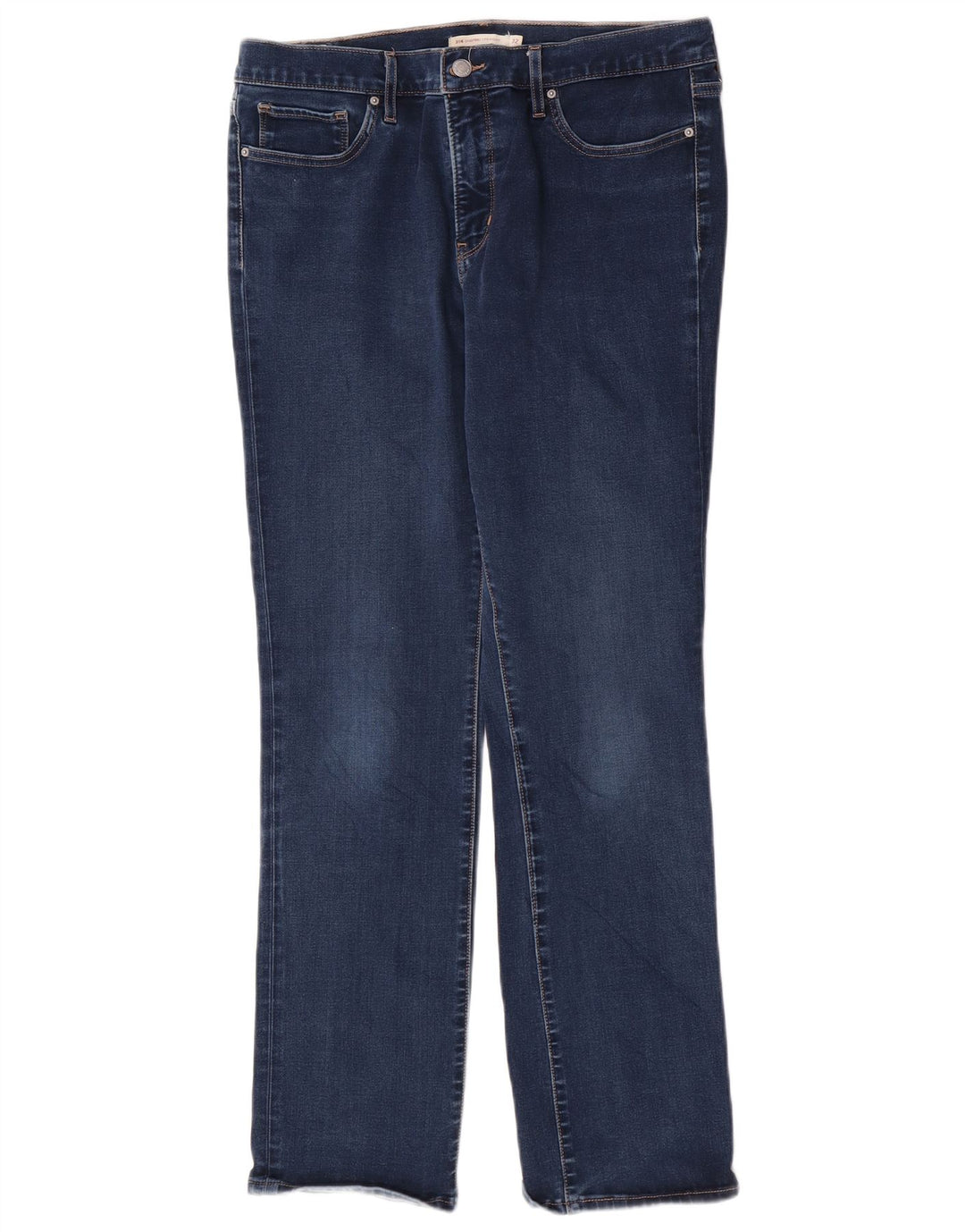 Levi's Mujer 314 Shaping Straight Jeans W32 L32 Algodón Azul