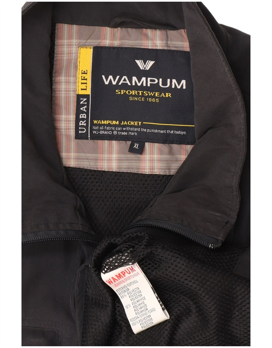 Wampum Chaleco utilitario para hombre UK 42 XL Poliéster negro