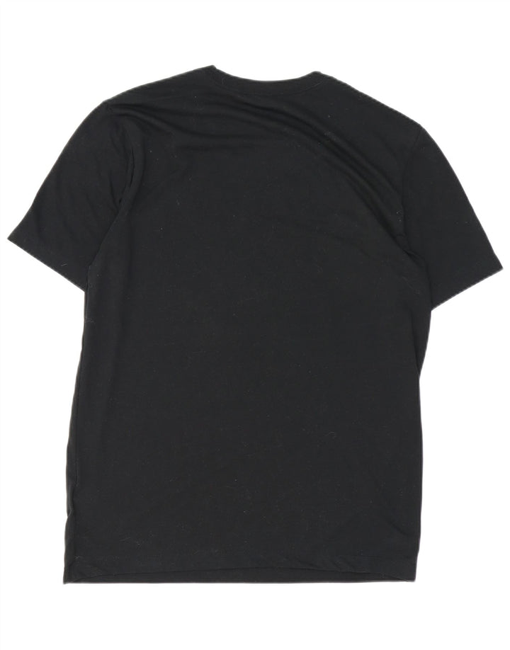 NIKE Camiseta Dri Fit Graphic para Hombre Top Mediano Poliéster Negro